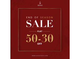Khas Stores End Of Season Sale FLAT 30% & 50% OFF